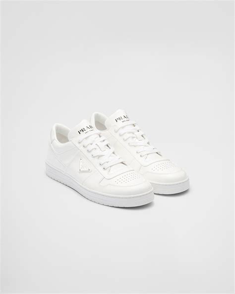 white prada sport|White Downtown Patent Leather Sneakers .